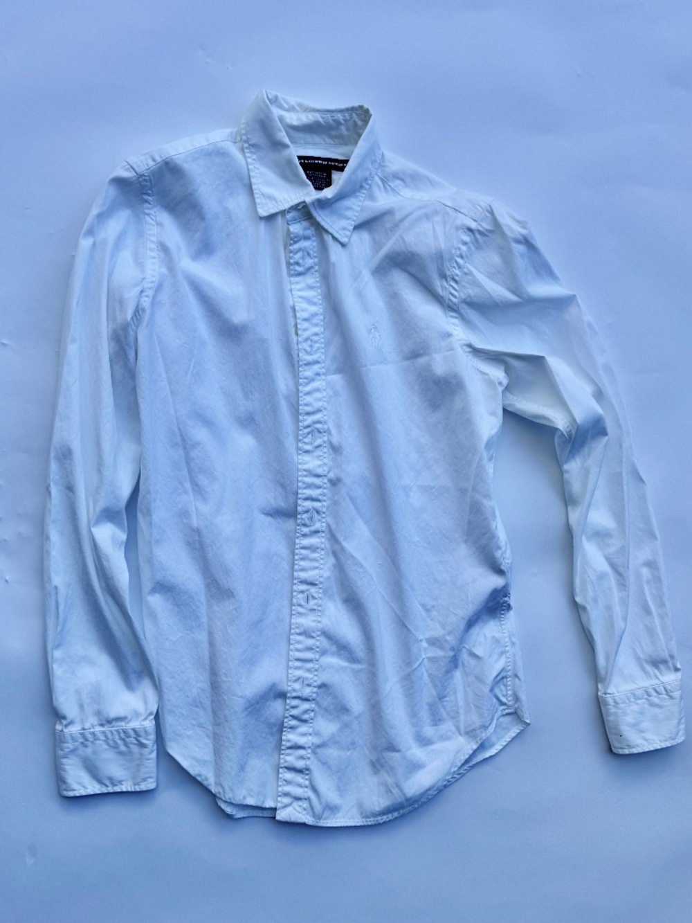 Ralph Lauren Sport size 10, white, long-sleeved button down
